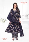 Zeenat Vol 7 By Shree Ganesh Anarkali Style Kurti With Pant Dupatta